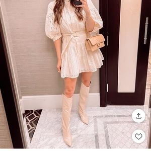 Acler Dress. Cream. Beautiful details. Worn once.